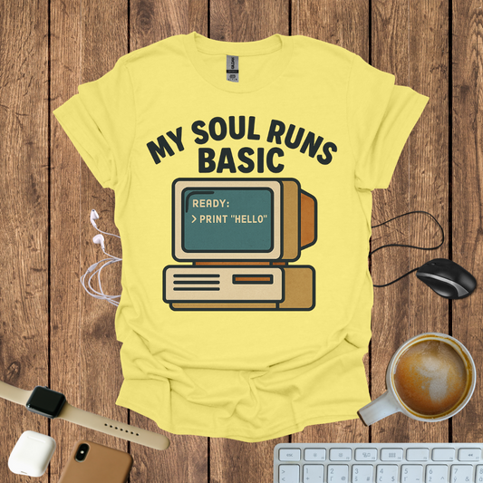 My Soul Runs Basic T-Shirt