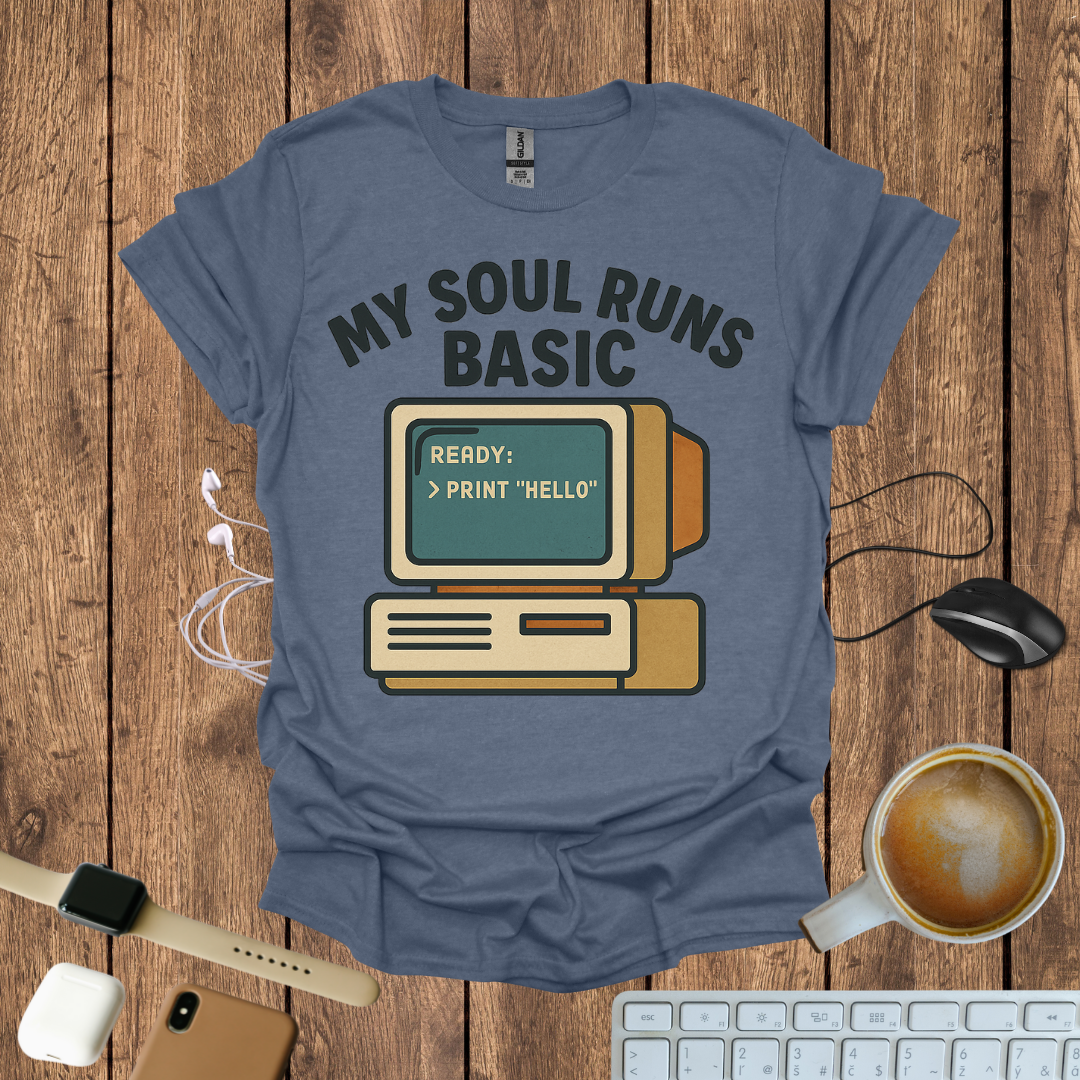 My Soul Runs Basic T-Shirt