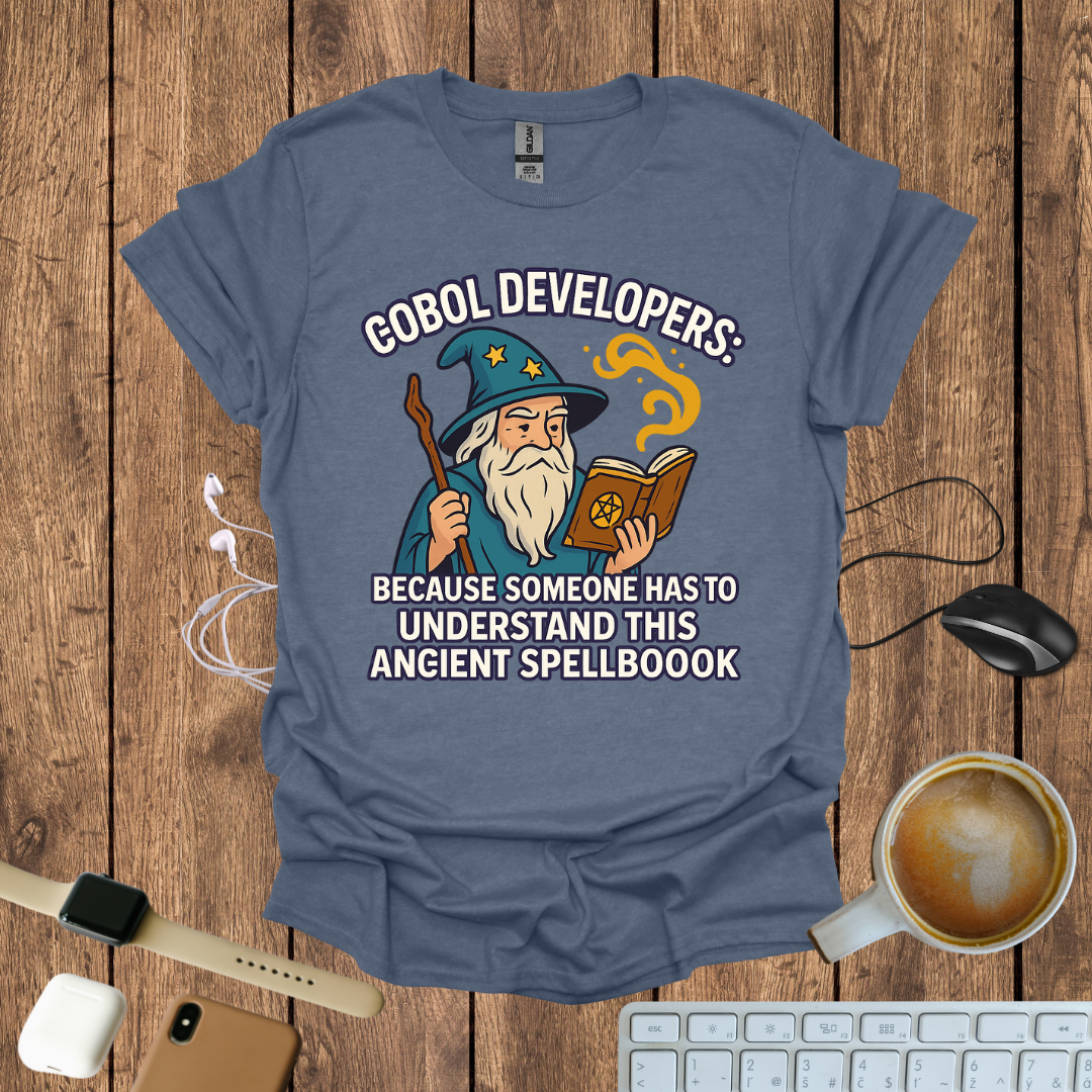 COBOL Developers spellbook T-Shirt