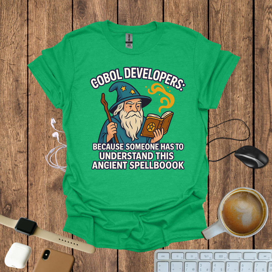 COBOL Developers spellbook T-Shirt
