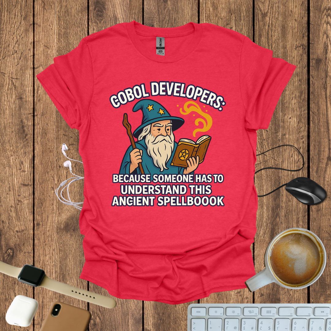 COBOL Developers spellbook T-Shirt