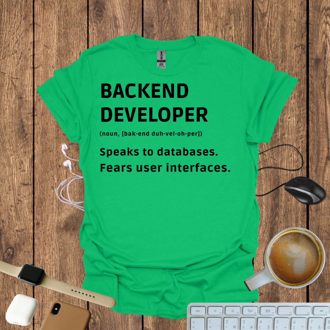 Backend Developer definition T-Shirt