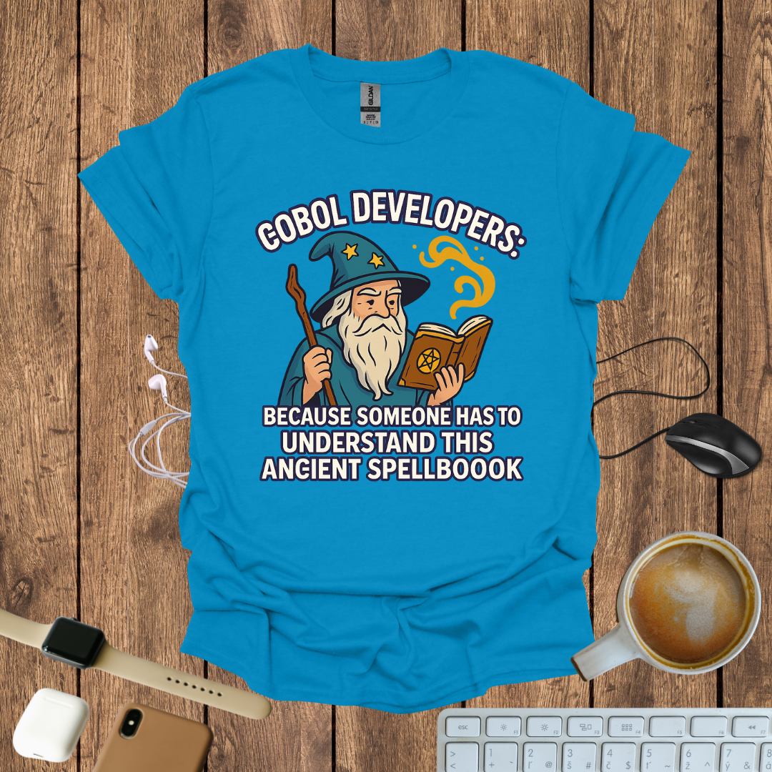 COBOL Developers spellbook T-Shirt