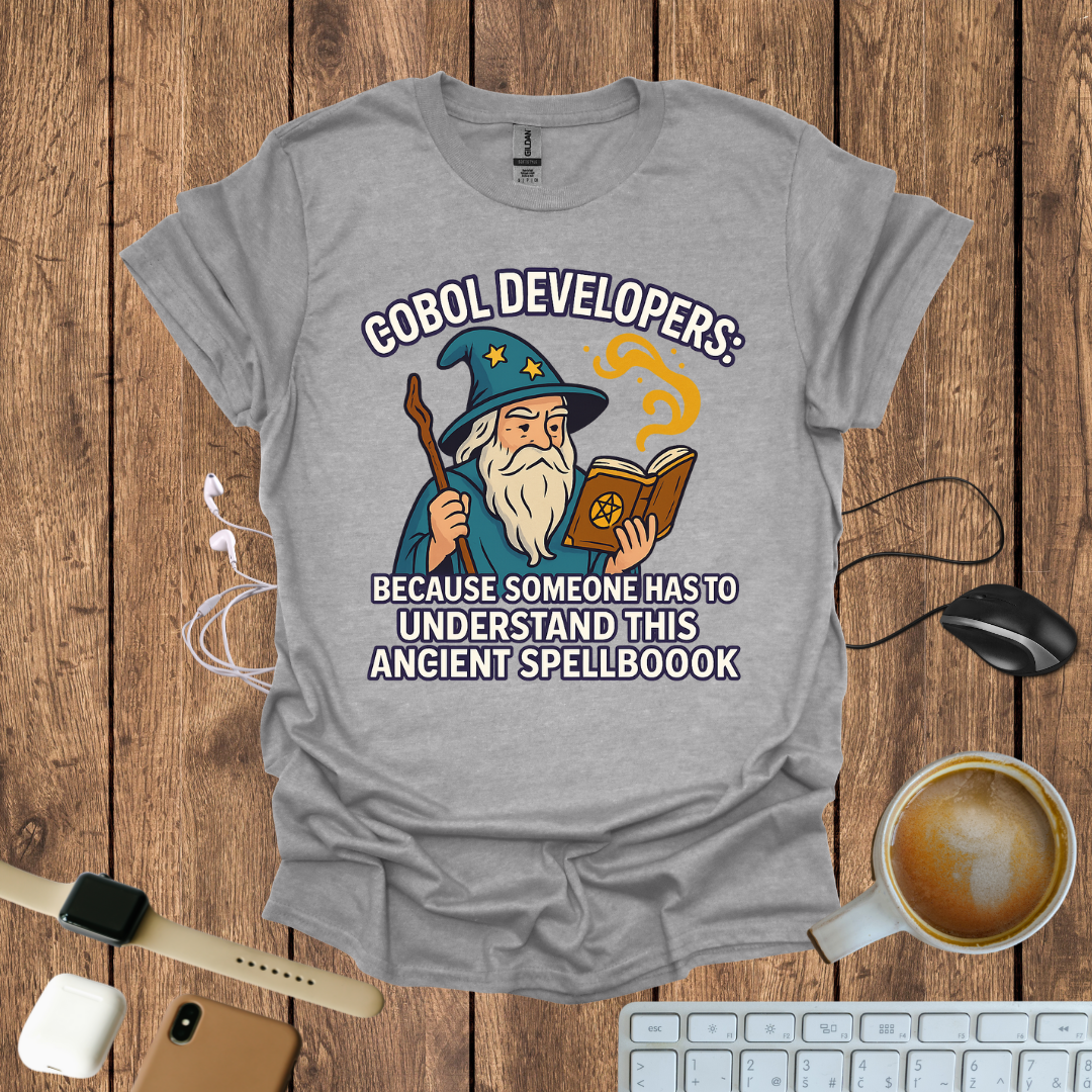 COBOL Developers spellbook T-Shirt