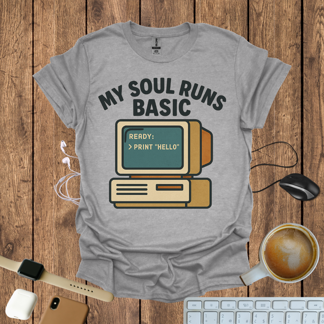 My Soul Runs Basic T-Shirt