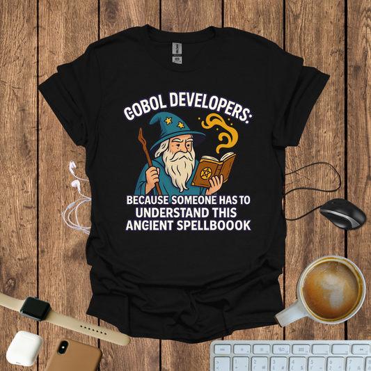 COBOL Developers spellbook T-Shirt