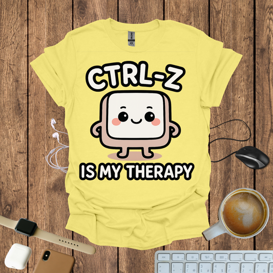 CTRL-Z is my Theraphy T-Shirt