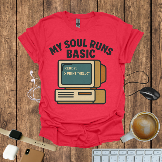 My Soul Runs Basic T-Shirt